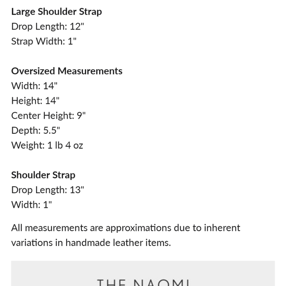 Portland Leather Goods Oversized Naomi Cobalt Blue - Picture 11 of 16